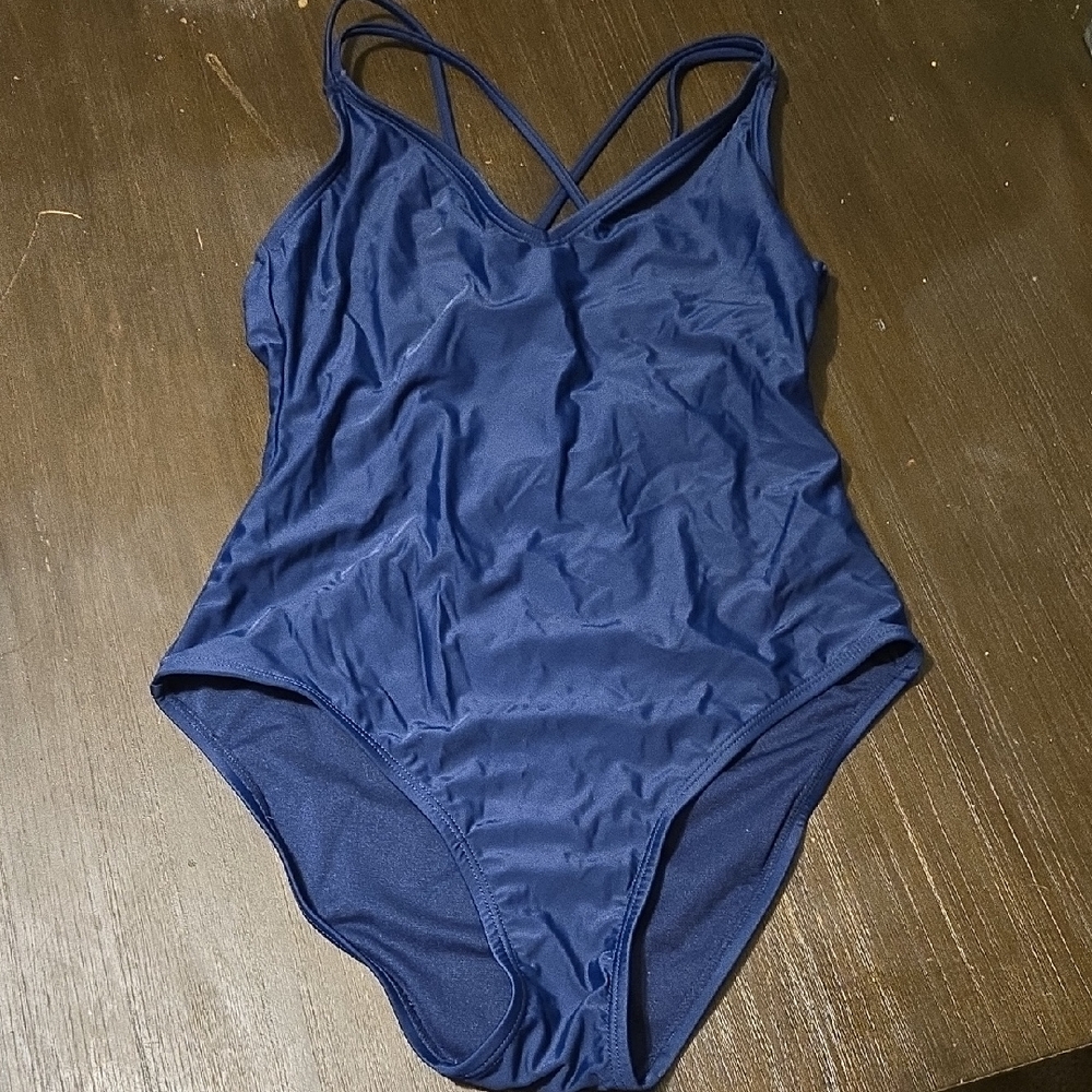 Hurley Women's One Piece Swimsuit - Navy Blue